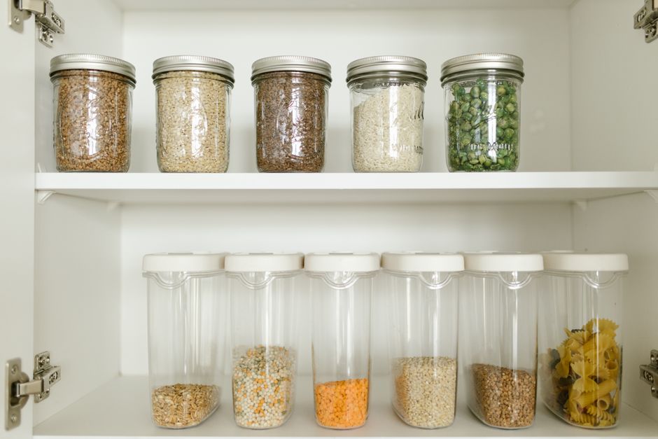 Bocaux hermétiques pour les produits secs
